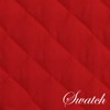 Sweet Pea Linens Solid Red Quilted Rectangle Placemats - Set