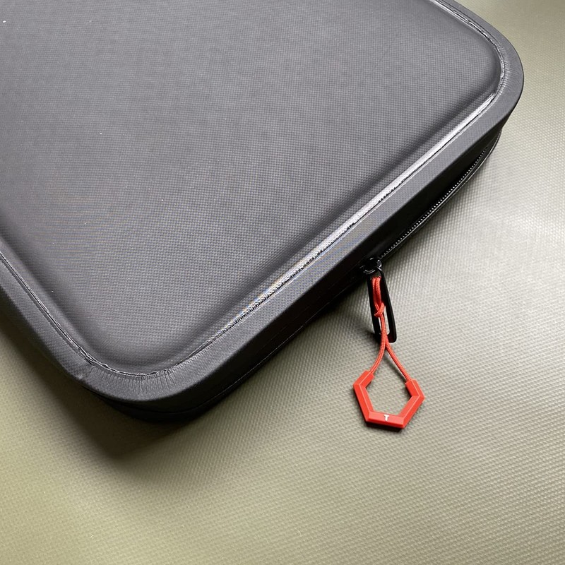BJA U-Shaped Zipper Pull Durable TPU Tab with Long Rope