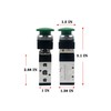 Pneumatic 5 Way 2 Postion Manual Control Push Button Air