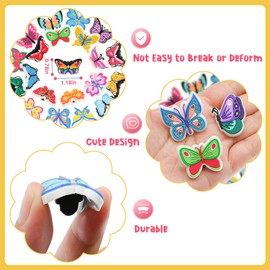 30 PCS Cute Pins Bulk,Funny Backpack Pin Lapel Badge Pins Set Different Butterfly Brooch Pin for Backpacks,Jackets,Hats,Bags