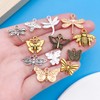 WOCRAFT 100pcs Butterfly Charms for Jewelry Making, Assorted Jewelry Bangle