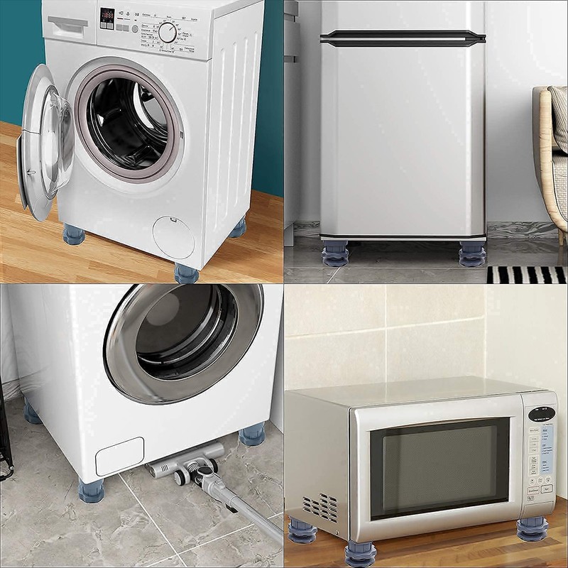 Pack of 4 Vibration Damper Washing Machine, Adjustable Vibration Damper,
