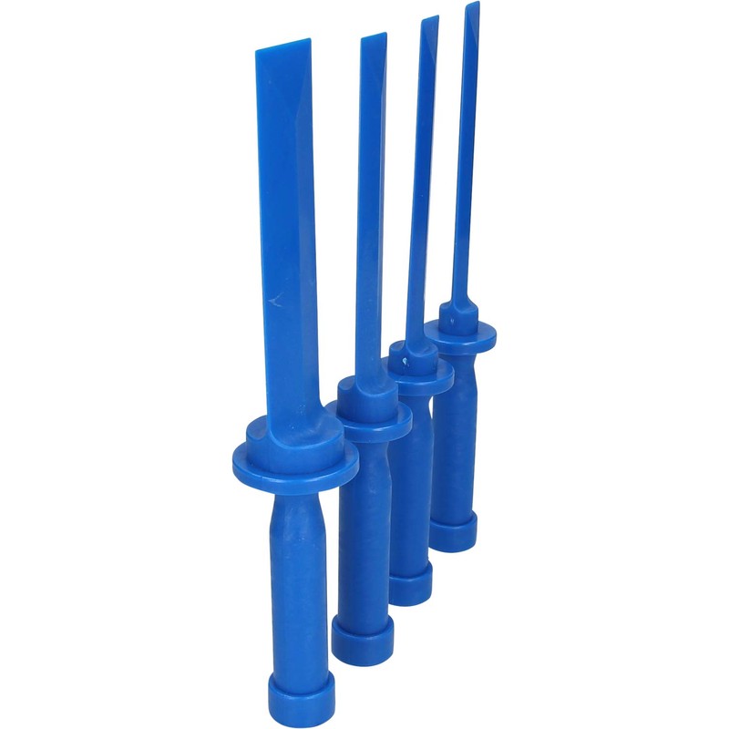 BRILLIANT TOOLS BT691150 Plastic Scraper Set, 4-Piece [Powered by KS