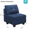 Belffin Middle Module Seat for Modular Sofa Sectional Couch with