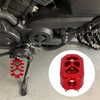 Shift Lever Foot Peg Motorcycle Gear Shifter Peg Red 360°