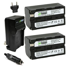 Wasabi Power Battery for Sony NP-F730, NP-F750, NP-F760, NP-F770 (4900mAh) and Sony DCR-VX2100, DSR-PD150, DSR-PD170, FDR-AX1, HDR-AX2000, HDR-FX1, HDR-FX7, HDR-FX1000, HVL-LBPB, HVR-HD1000U and More