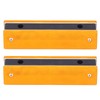 CHICIRIS Reflective Road Pavement Marker, Driveway Reflector, 2PCS Rectangle Reflective