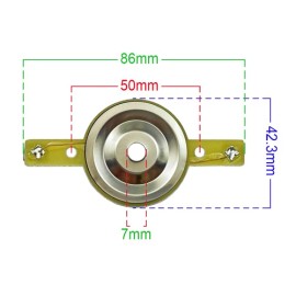 For PRV Audio Diaphragm Replacement For PRV Audio RPTW350Ti TW350Ti Bullet Super Tweeter 4 Pcs