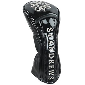 St Andrews 042-3984813 Continuing Classic Product Head Cover [Enamel Series] (For Utilities, 3, 4, 5, X Numbers) / Golf UT, 010_black