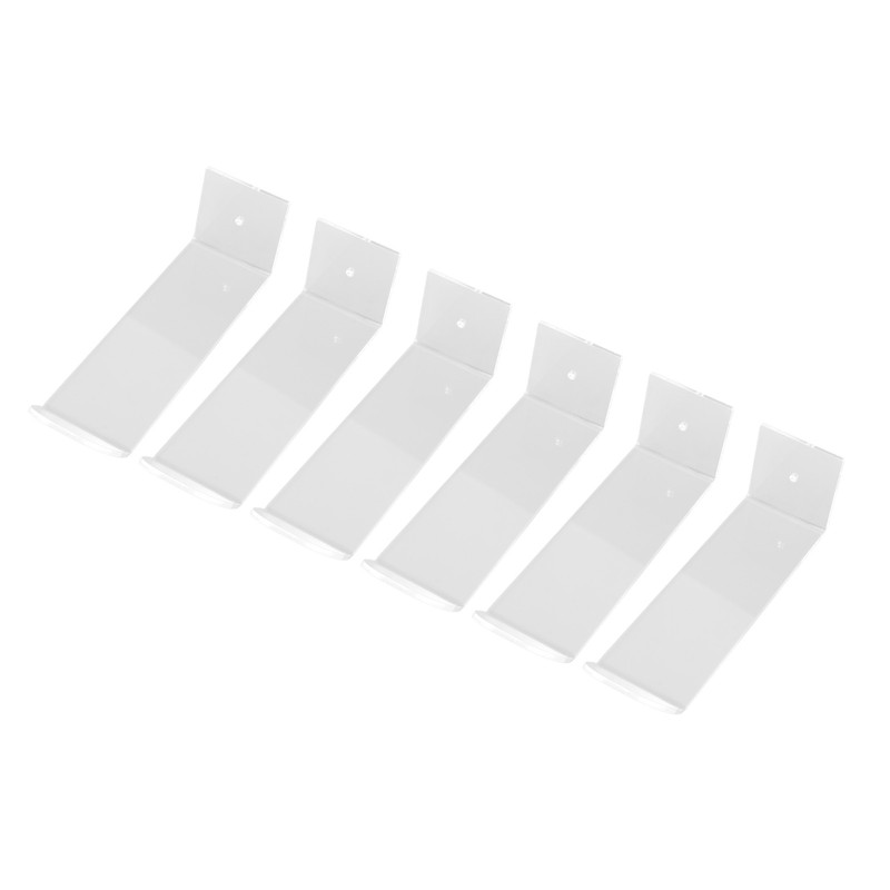 6pcs Acrylic Headband Holder Wall Clear Hanging Headband Organizer Storage