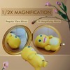 ITXIYC Compact Mirror for Purse,Mini Travel Mirror Double-Sided 1X/2X Magnifying