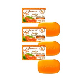 Jabón Barra Murano Natural Mandarina 3 Pack De 150g C/u