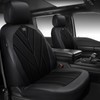 Airy Cool Memory Foam Seat Covers, Leather Mesh Thick Car