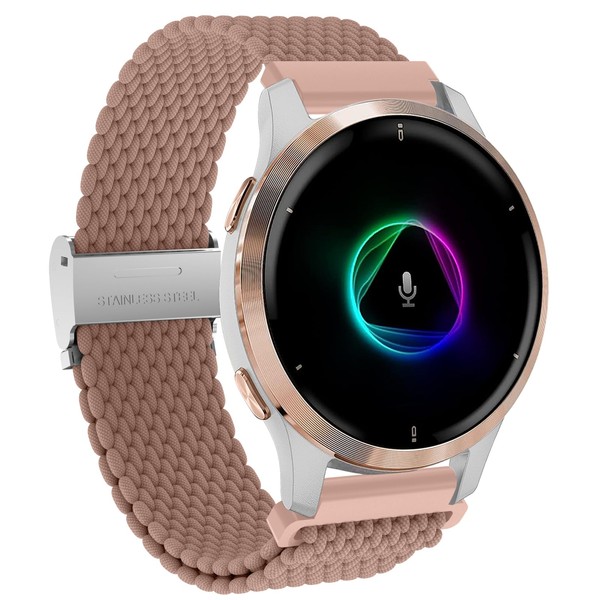 Supore Garmin Venu 2 Plus Bracelet, 20 mm Stylish Nylon