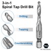 QUARKZMAN 5 Piece Combination Drill Tap Metric M5 x 0.8