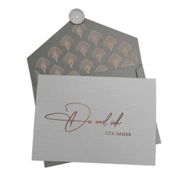 Joli Coon You and I Forever Card with Envelope and Wax Seal – Love Gifts – Card Love