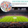 7 Sheets Country Flag Sticker Face Sticker World Flag World