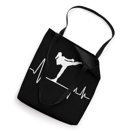 Kick-boxing Heartbeat Kickboxing Boxing Passion Tote Bag