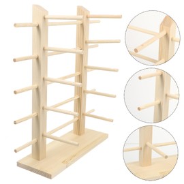OATIPHO Log Glasses Display Stand Sunglass Organizer Sunglass Holder Eyeglass Rack Sunglasses Stand Display Rack Eyeglass Holder Stand Sunglasses Display Sunglass Stand Display Wooden