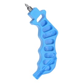 HARFINGTON 2-in-One Drip Irrigation Tubing Hole Punch 4mm for 1/4 Inch Fitting and Emitter Insertion Drip Tube Hole Punch Fitting Insertion Tools for Laying Branch Drip Pipes, Blue