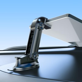 cuarko Starlink Mini Car Mount for Dashboard, Starlink Mini Mounting Kit, [High Strength Suction Base, Angle-Adjustable, Easy Install] Car Suction Cup Mount Ensures Stable Setup While Driving