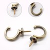 AMONENZ Pack of 2 Curtain Tiebacks Hooks, Tiebacks for Curtains,