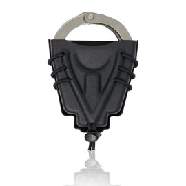 Open Handcuff Bag Universal Handcuff Cover for Hinged/Chain/ASP/Other Rigid Folding Handcuffs Tactical Belt/MOLLE Vest (Compact Cuff)