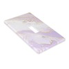 Decorative Wall Plate Pastel Pink Purple Gold Marble Switch Cover