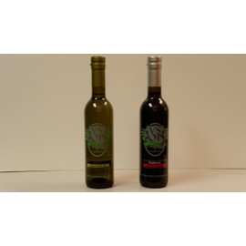 VSOP Chipotle Infused Extra Virgin Olive Oil & Traditional 18yr Aged Dark Balsamic Vinegar of Modena (2 Bottle) Combo Pack (375 ml / 12.68 oz)