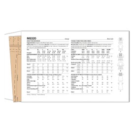 McCall's Misses' Tunic and Dresses Sewing Pattern Kit, Design Code M8320, Sizes XSM-SML-MED