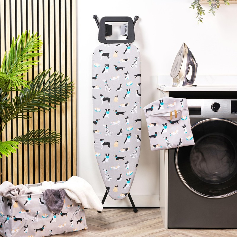Beldray LA032005DFEU7 Dog Print Clothes Peg Bag Hanging Line Peg