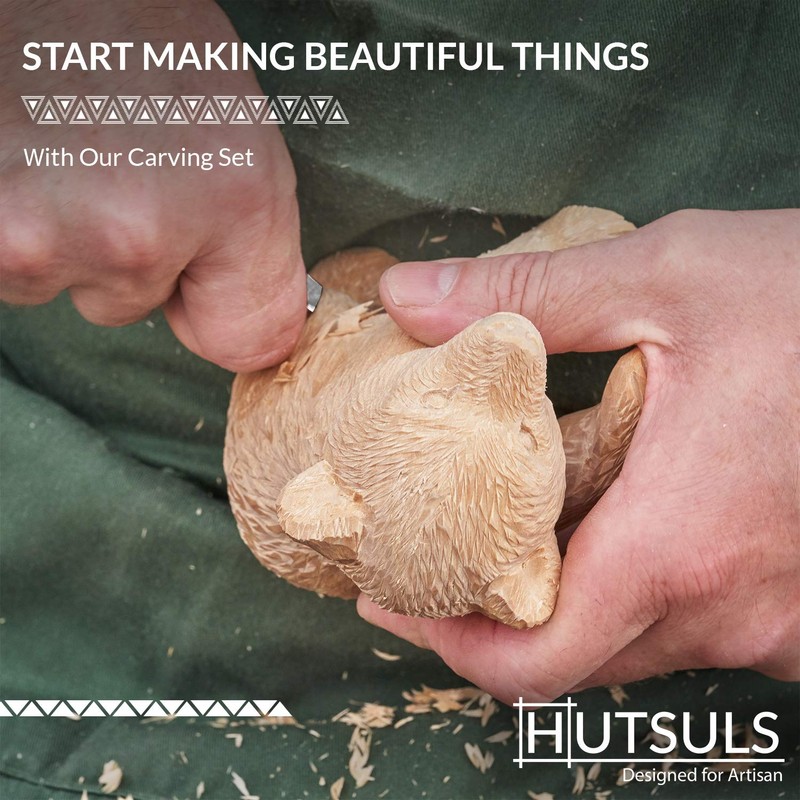 Hutsuls Wood Carving Tools Set - Easy to Use 12
