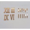 Yuxuanish Rose Gold Roman Numerals (4cm) & Dashes (3cm) for