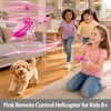 QUANA Rc Helicopter, Pink Remote Control Helicopter for Kids Girls
