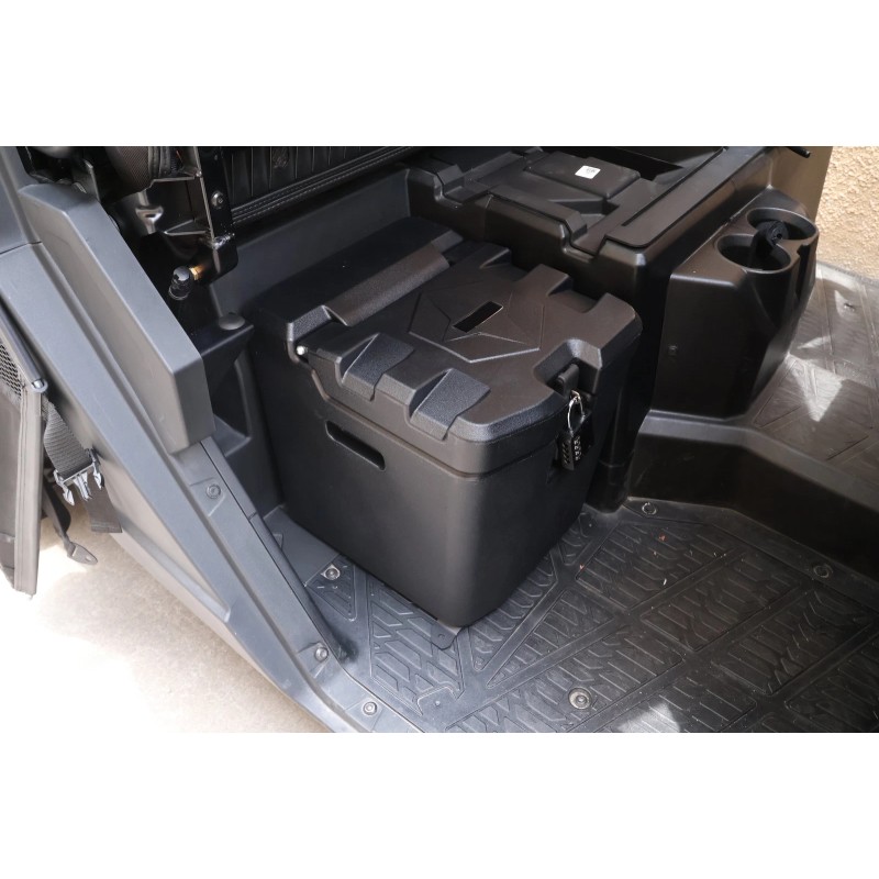 MOMIRAC Large Under Seat Storage Box Holder for Polaris Ranger