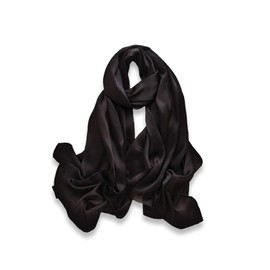 Trillion London® Spring Collection | Silk Scarf for Women | Lightweight Women's Scarves | Neckerchief for Women | Scarves, black