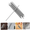 NUOBESTY 20Pcs Crochet Blocking Pins for Knitting Stainless Steel Rod
