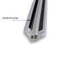 Gordon Glass® Universal 45 Degree Shower Door Magnetic Seal with