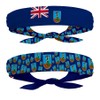Montserrat Flag Headband for Carnival, Fitness | Mens Womens Tieback