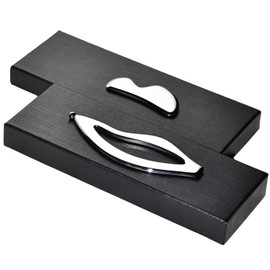 LONGEST Scar Tissue Massage Tools Tissue Scraper Tools Stainless Steel IASTM for Physical Therapy & Plantar Fasciitis (Set 5)