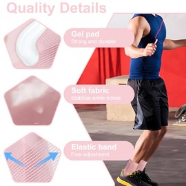 Tomedeks 1 Pair Ankle Brace, Achilles tendonitis Support, Ankle Support for Ligament Damage, Size L Suitable for Most Women