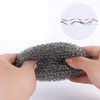 XXJXING 48 Pack Stainless Steel Scourers Sponges,Steel Wool scrubbers for