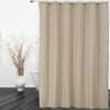 CAROMIO Hotel Quality 100% Waterproof Fabric Shower Curtain or Liner