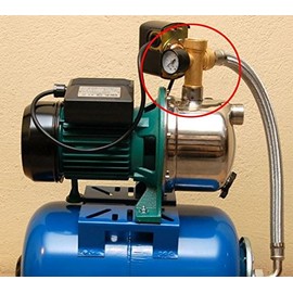 5 Way Brass Pump R5 Fittings Connector for Pressure Vessels and Gauges 1" X 1/4"