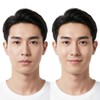 펀픽 남성용 턱 선 브이라인 얼굴 리프팅밴드, 그레이, 1개 Funpic