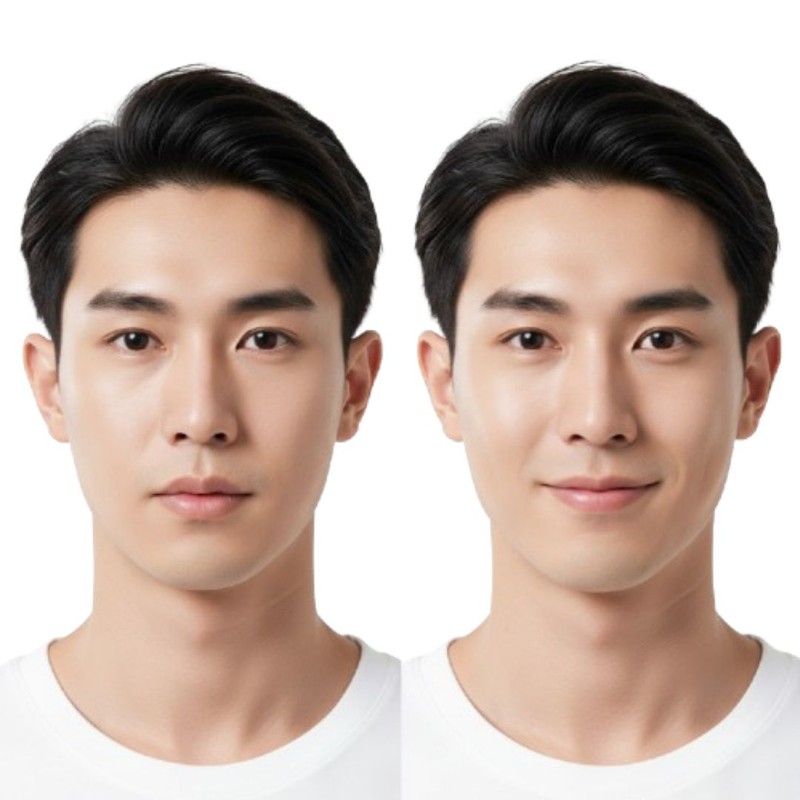 펀픽 남성용 턱 선 브이라인 얼굴 리프팅밴드, 그레이, 1개 Funpic