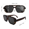 LONDON MOLE® Huntsville sunglasses | Cool square shaped glasses |