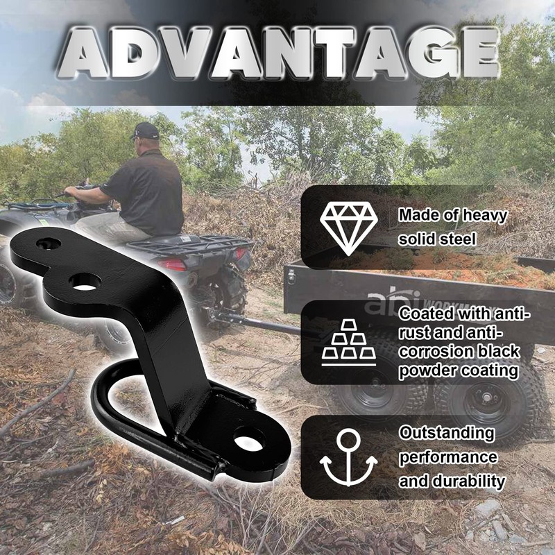 VONLX Three-Way Hitch Attachments Fit for ATV/UTV Type Trailers Universal