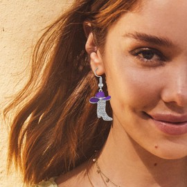 Western Earrings Outfit for Women Oval Silver Earrings Dangle Turquoise Western Jewelry Country Concert Outfits for Women Dress