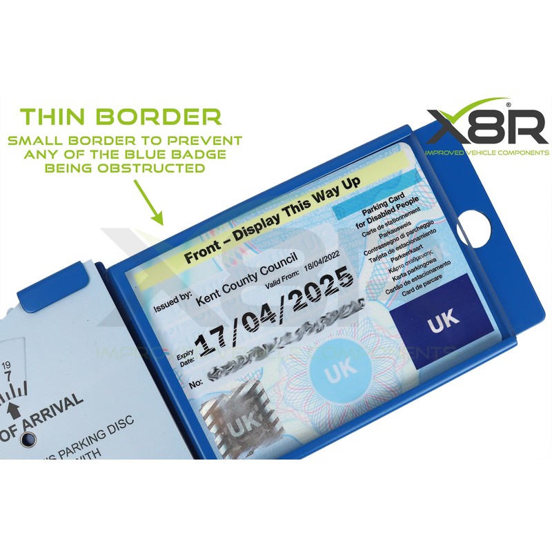 Blue Badge Disabled Holder Guard Parking Time Clock Security Anti